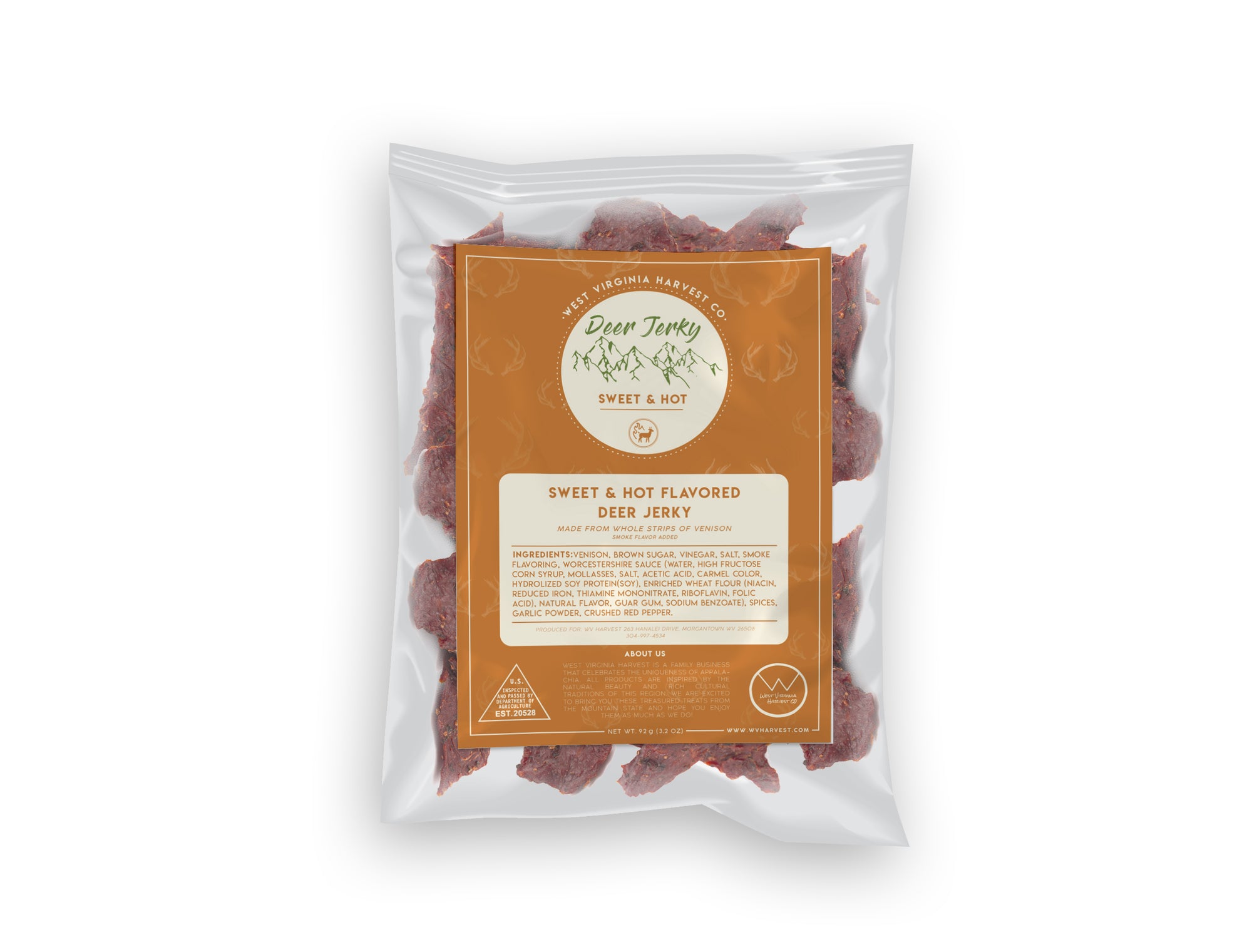 Sweet and Hot Flavor Deer Jerky